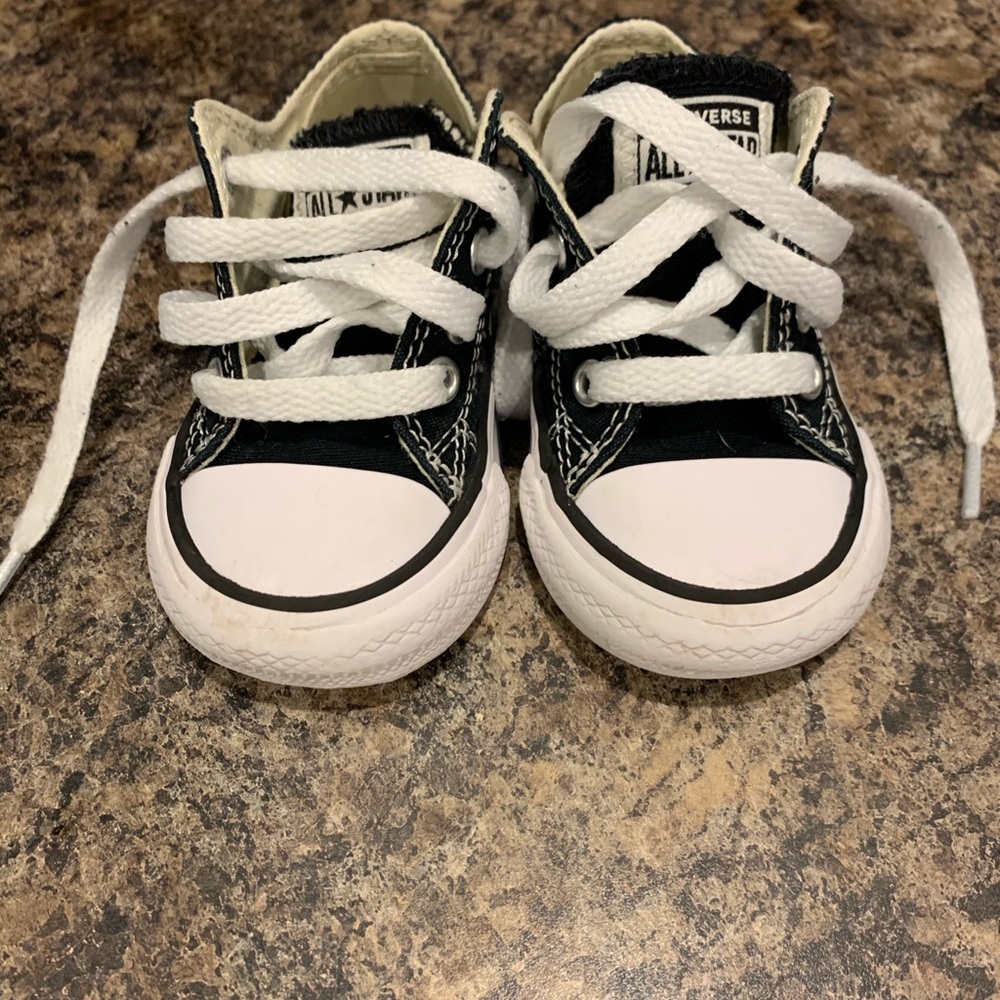 Toddler converse black